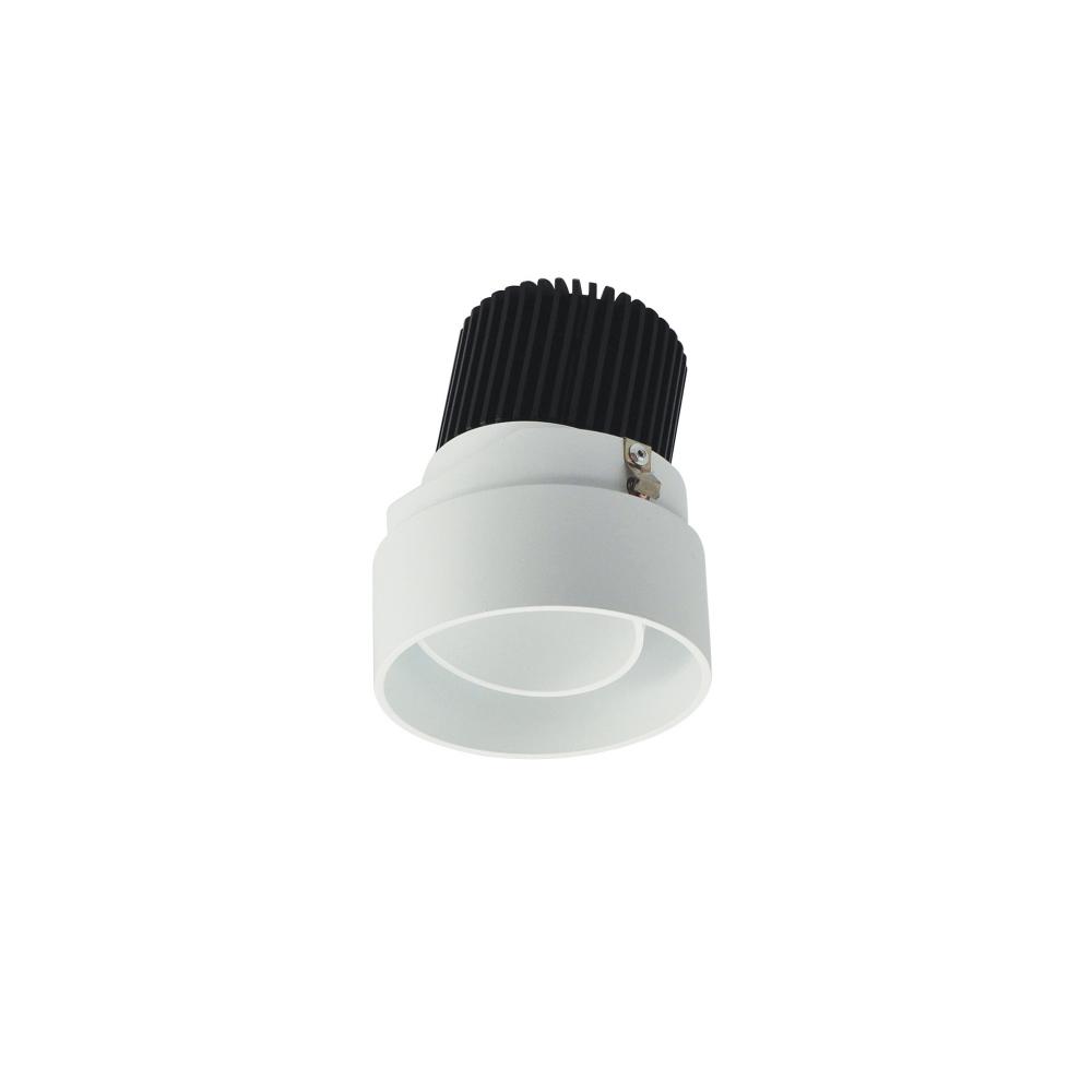 2" Iolite LED Round Trimless Adjustable, 1000lm / 14W, 2700K, Matte Powder White Adjustable /