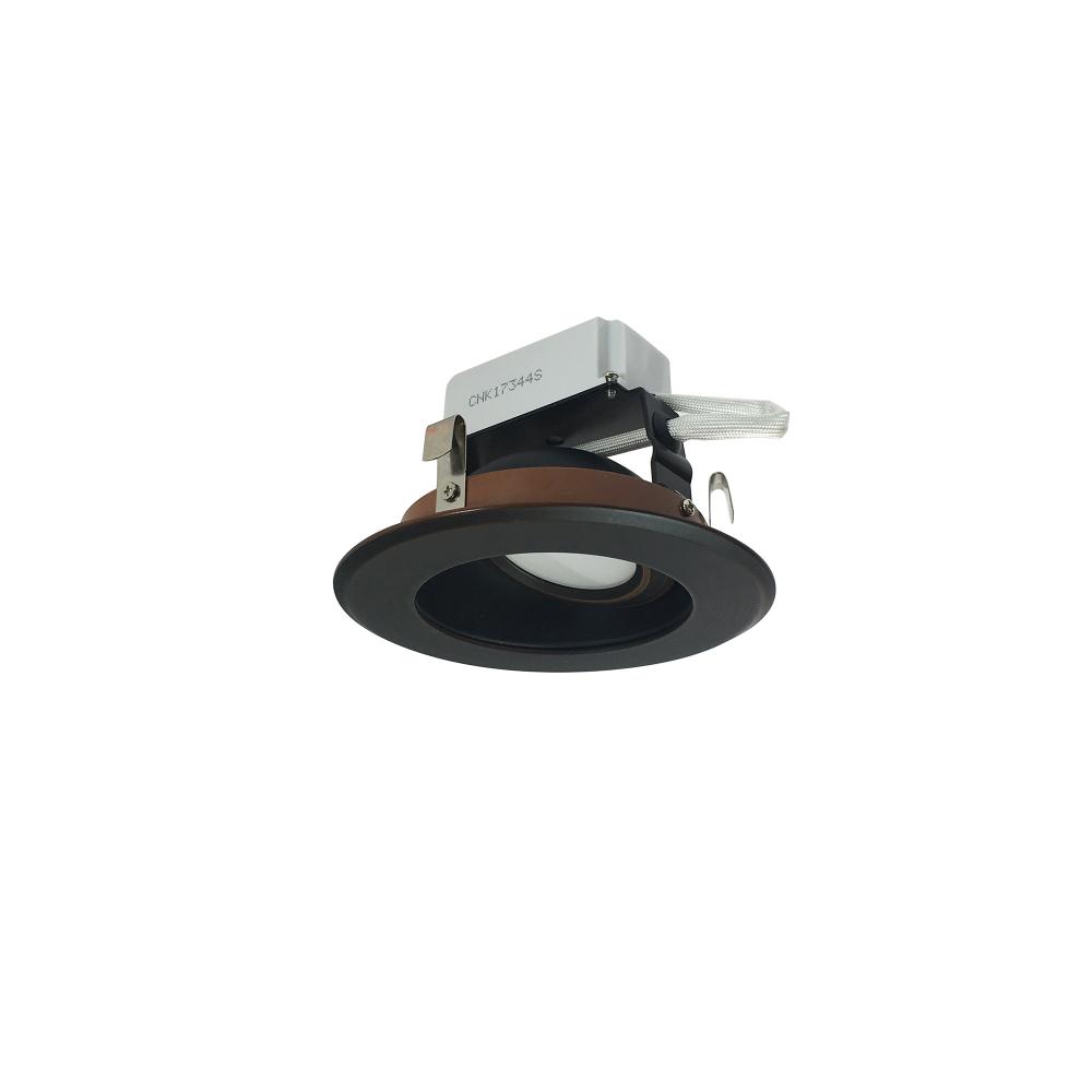 4" Cobalt Adjustable LED Retrofit, 1000lm / 12W, 2700K, Bronze Reflector / Bronze Flange