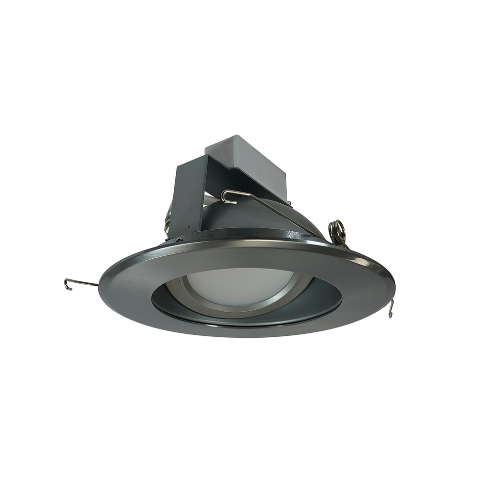 6" Cobalt Adjustable LED Retrofit, 1200lm / 14W, 2700K, Haze Reflector / Natural Metal Flange