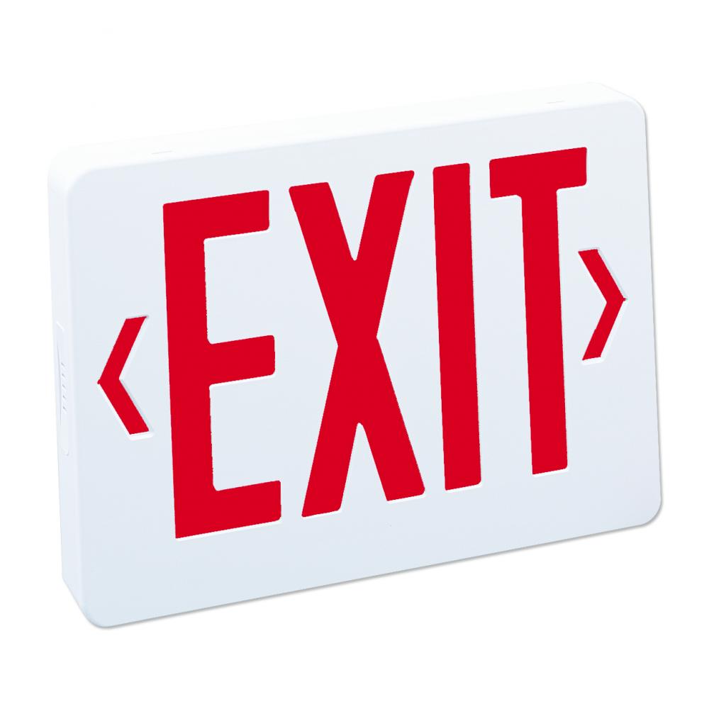 LED Exit Sign with Battery Backup