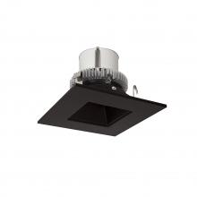 Nora NLCBC2-45627BB/10 - 4" Cobalt Click LED Retrofit, Square Reflector, 1000lm / 12W, 2700K, Black Reflector / Black