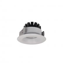 Nora NRM3-42L130FWW - 4" Marquise III Round Baffle, 900lm, 3000K, Flood Optic, White Baffle/White Flange