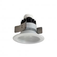 Nora NRMC3-52L127FWW - 5" Marquise III Retrofit, White Baffle/White Flange, 120-277V; 0-10V Dimming, 1300lm / 12W,