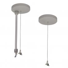 Nora NLUD-PCCW - 8' Pendant Power & Aircraft Mounting Kit for NLUD Series, White Finish