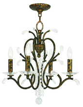 Livex Lighting 51004-71 - 4 Light VBR Mini Chandelier