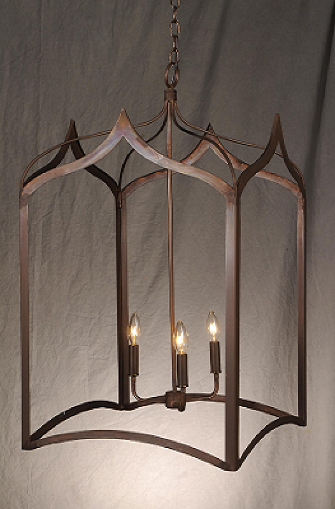 St. James - Hand Made Copper Gothic Cage - Large