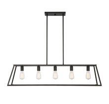  1-327-5-44 - Denton 5-Light Linear Chandelier in Classic Bronze