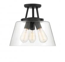 Savoy House 6-1024-3-89 - Calhoun 3-Light Ceiling Light in Matte Black