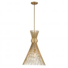 Savoy House 7-9602-1-171 - Longfellow 1-Light Pendant in Burnished Brass