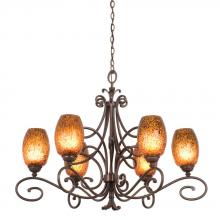 Kalco 5534AC/NS01 - Amelie 6 Light Chandelier