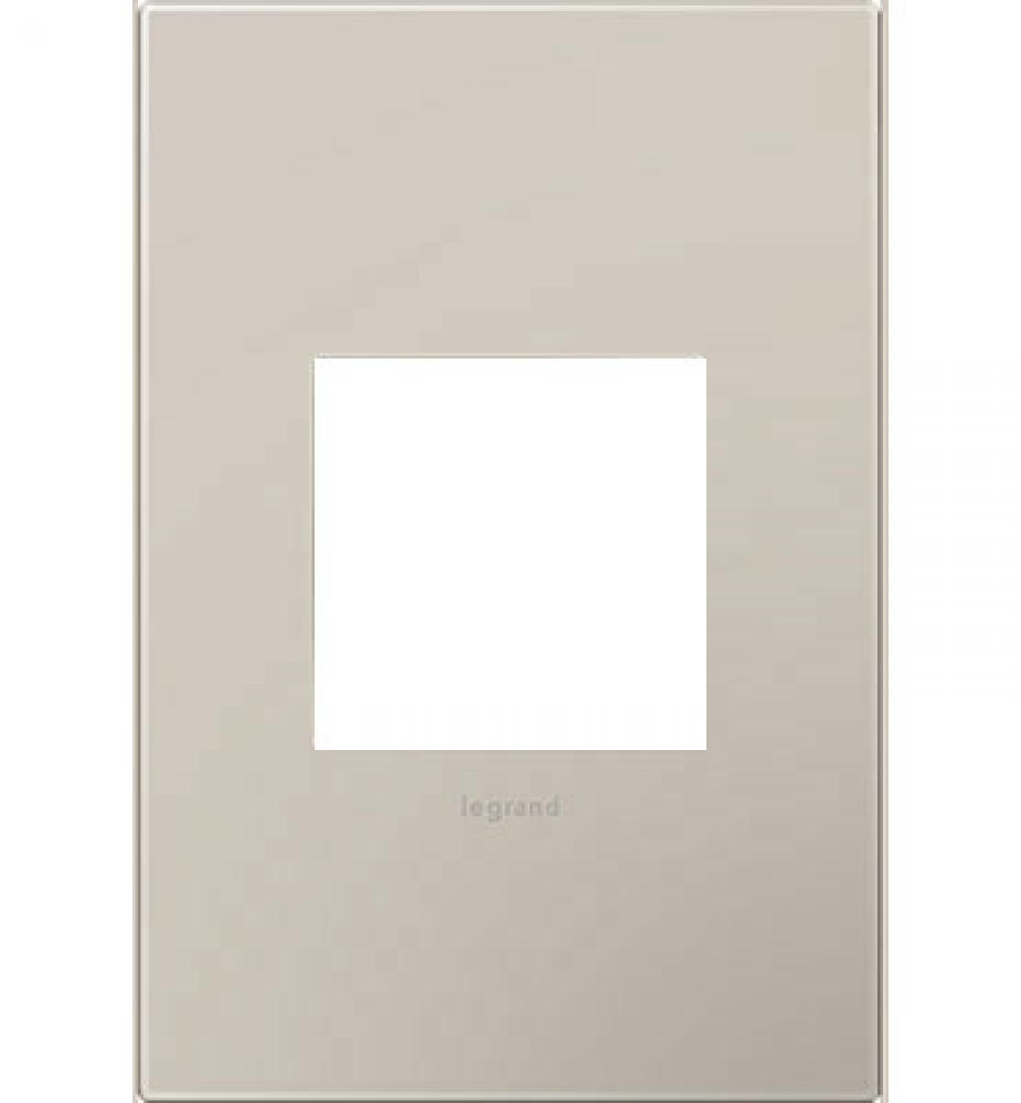 adorne? Greige One-Gang Screwless Wall Plate