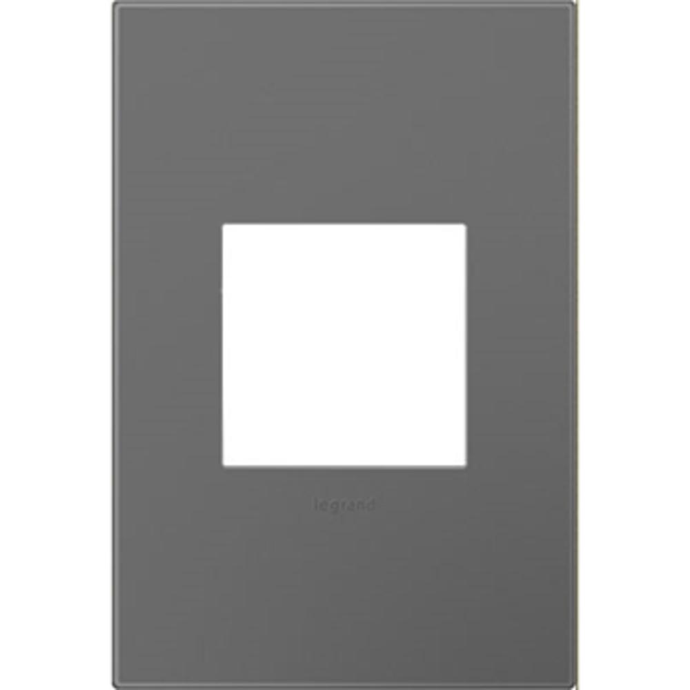 adorne® Magnesium One-Gang Screwless Wall Plate with Microban®