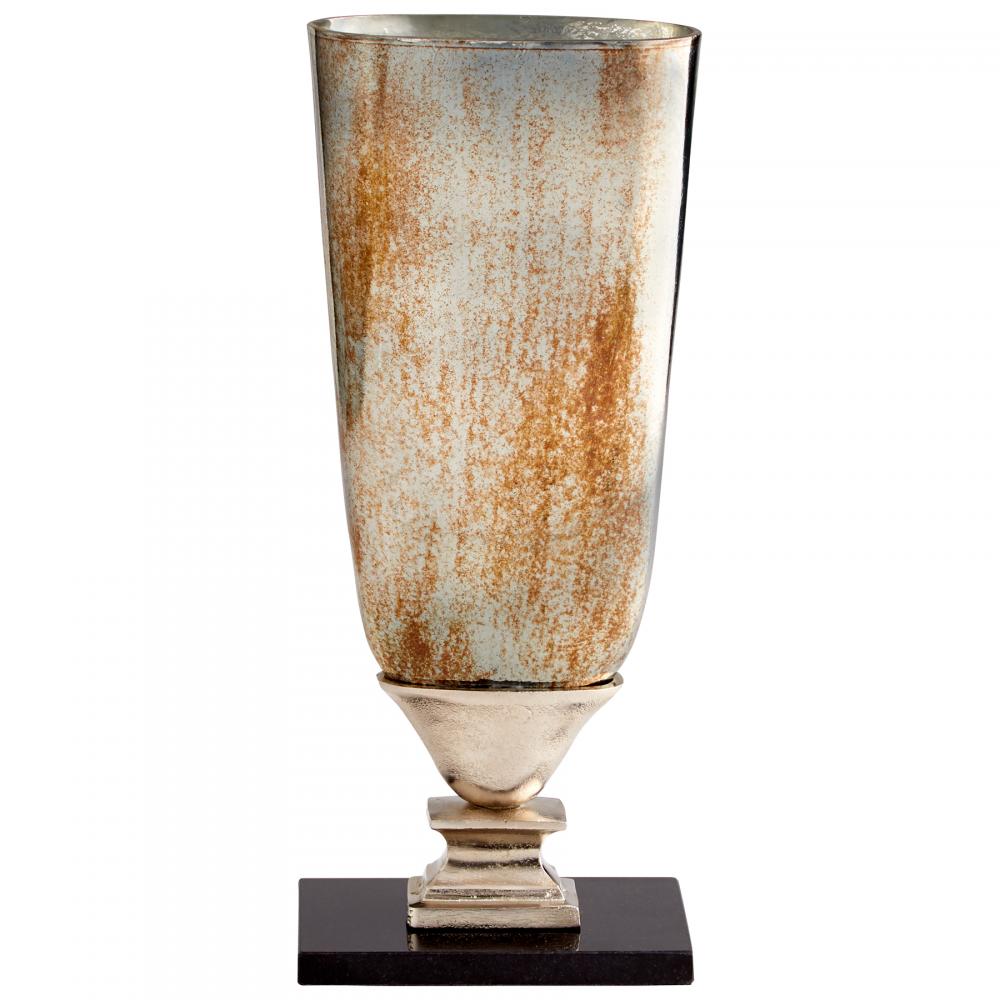 Chalice Vase - Verdi Platinum Glass - Small