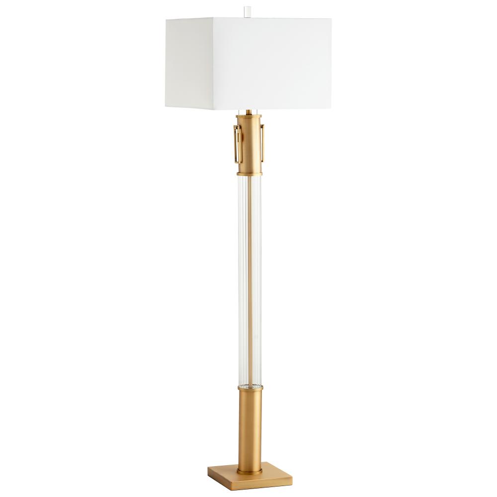 Palazzo Floor Lamp Aged Brass