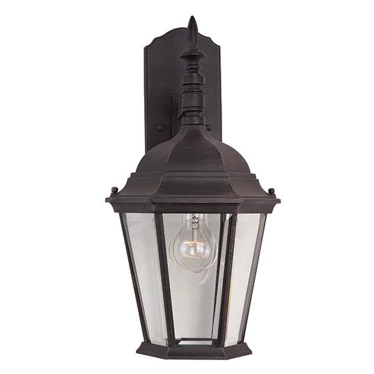 One Light Taupe Wall Lantern