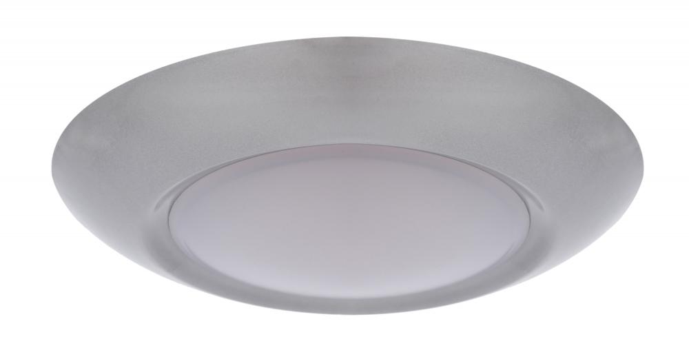 Slim Line 1 Light 11" LED Flushmount in Brushed Satin Nickel