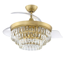 Craftmade SOF42SB3 - 42" Hidden Blade Ceiling Fan w/Clear Acrylic Blades, Wi-Fi & Light Kit
