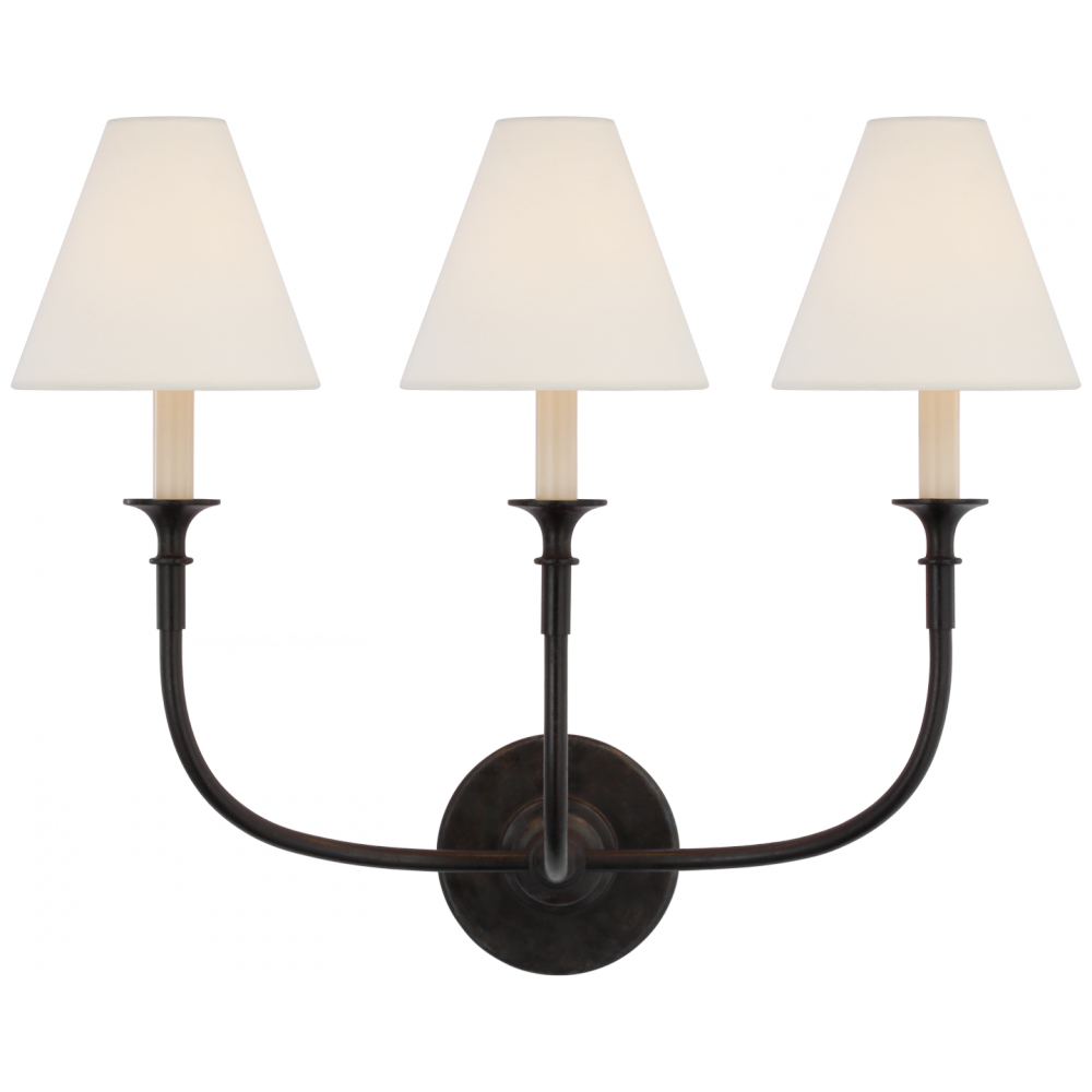 Piaf Triple Sconce