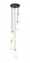 Z-Lite 3043P6-5R-MB - 5 Light Chandelier