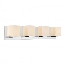 CWI LIGHTING 5442W26SN - Cristini 4 Light Bathroom Sconce With Satin Nickel Finish