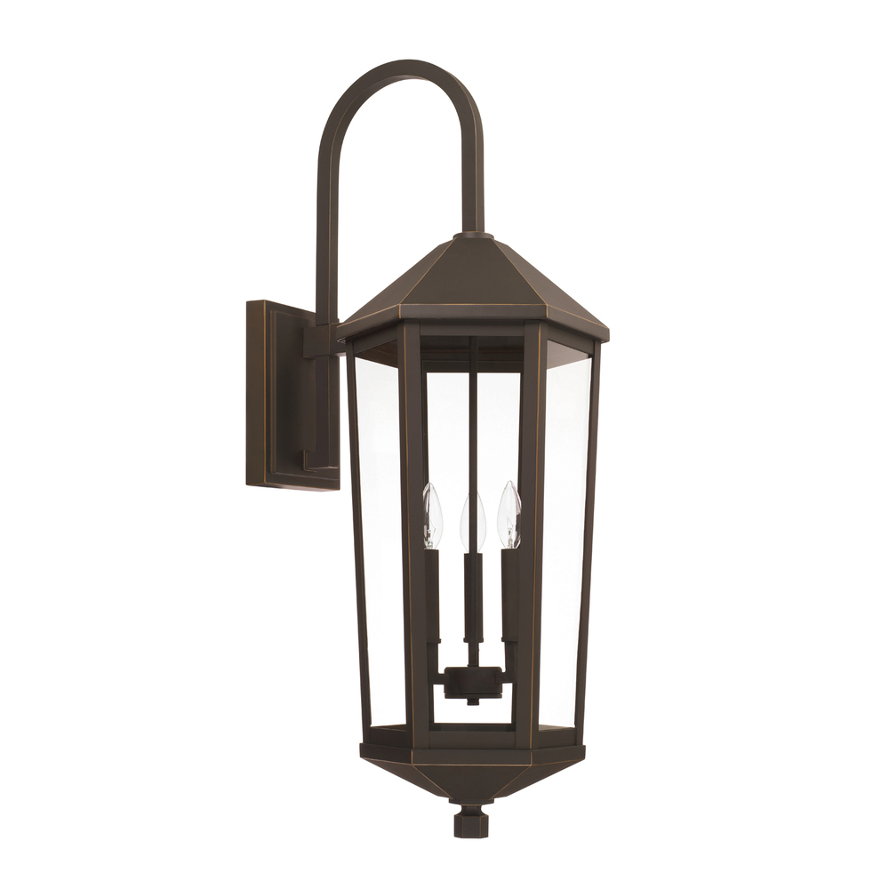 3 Light Outdoor Wall Lantern