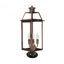 Primo Gas Lanterns BV-30E_CT/PM - Three Light Pier and Post Mount