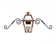 Primo Gas Lanterns OL-27E_MOU - Two Light Moustache Scrolls