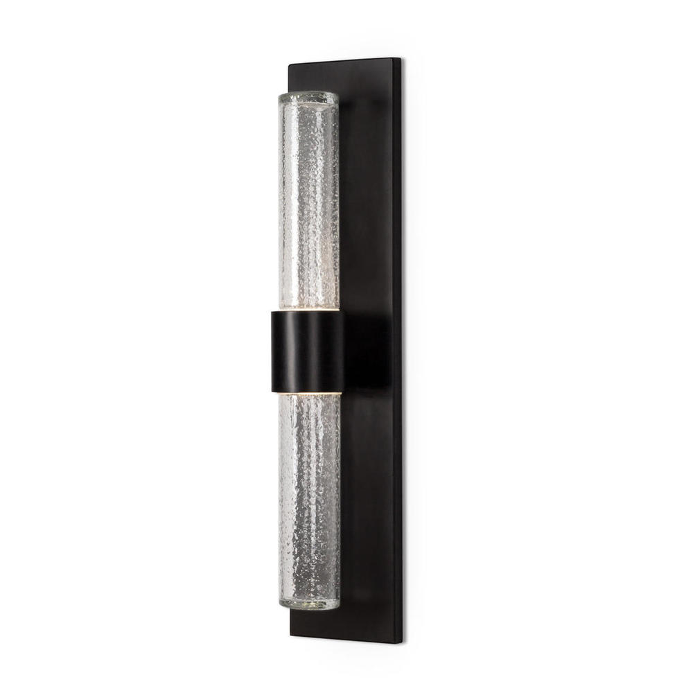 Copenhagen 18-in Black LED Exterior Wall Sconce