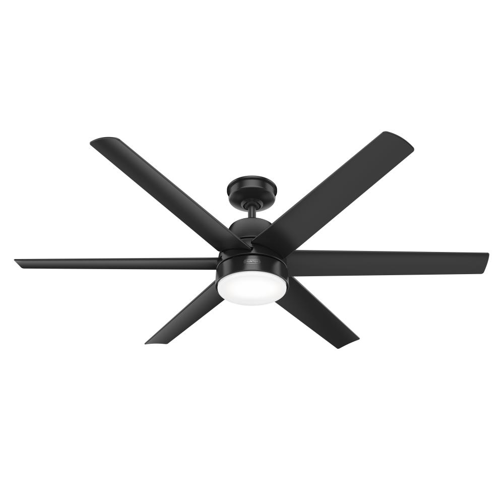 Hunter 60 inch Skysail Indoor / Outdoor Ceiling Fan with LED Light Kit and Wall Control