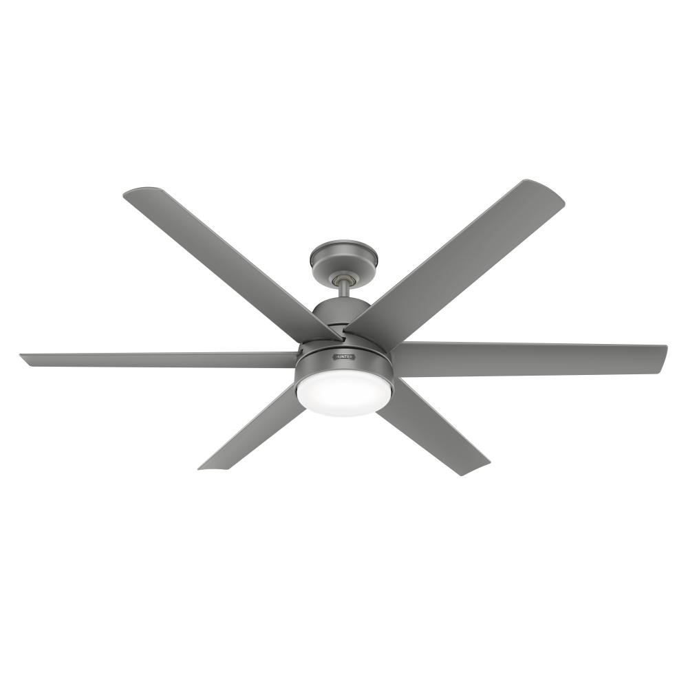 Hunter 60 inch SkysailIndoor / Outdoor Ceiling Fan with LED Light Kit and Wall Control