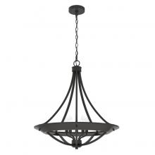 Hunter 19428 - Hunter Perch Point Noble Bronze 4 Light Large Pendant Ceiling Light Fixture