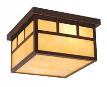 Vaxcel International OF37211BBZ - Mission 11.5-in Outdoor Flush Mount Ceiling Light Burnished Bronze