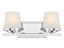  V6-L8-5250-2-11 - Klein 2-Light Bathroom Vanity Light in Polished Chrome