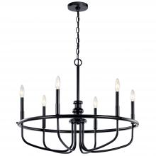 Kichler 52304BK - Chandelier 6Lt