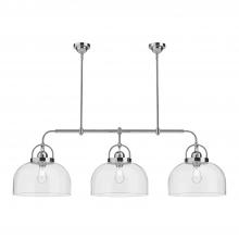 Alora Lighting LP461155CH - Lancaster 55-in Chrome 3 Lights Linear Pendant