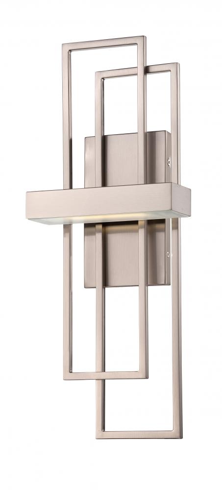 Frame - LED Wall Sconce - Brushed Nickel Finish