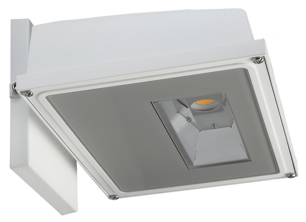 LED Wall Pack - 15W - White Finish 4000k - 120-277V