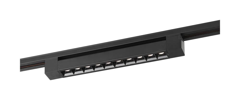 LED; 1FT; Track Light Bar; Black Finish; 30 deg. Beam Angle