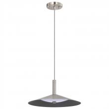 Nuvo 62/2082 - Corrine; 14 Inch LED Pendant; Brushed Nickel; 3K/4K/5K CCT Selectable