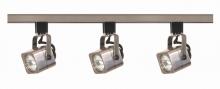 Nuvo TK347 - 3 Light - MR16 - Square Track Kit - 4 foot Track - Line Voltage - Brushed Nickel