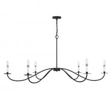 Savoy House Meridian M100105MBK - 6-Light Chandelier in Matte Black