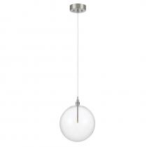 Savoy House Meridian M70114BN - 1-Light Pendant in Brushed Nickel