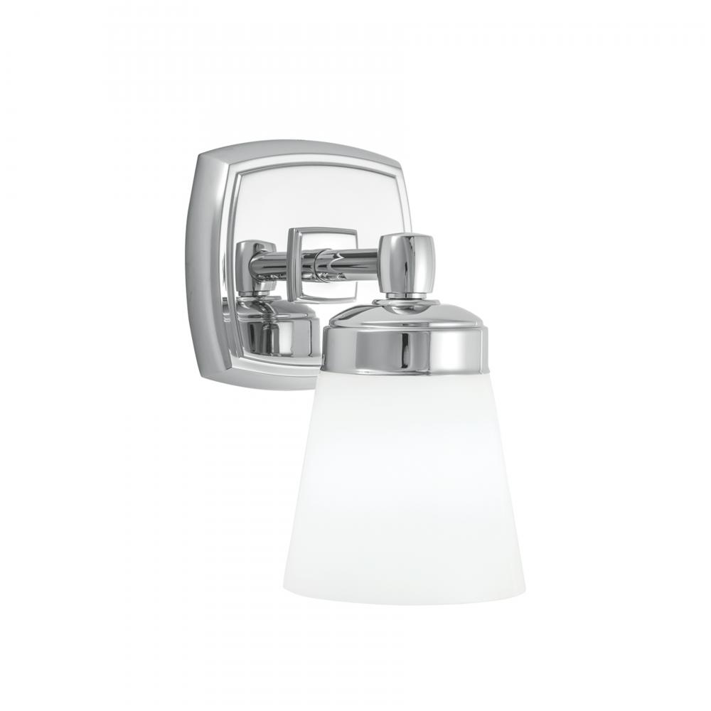 Soft Square 8.5'' High 1-Light Sconce - Chrome