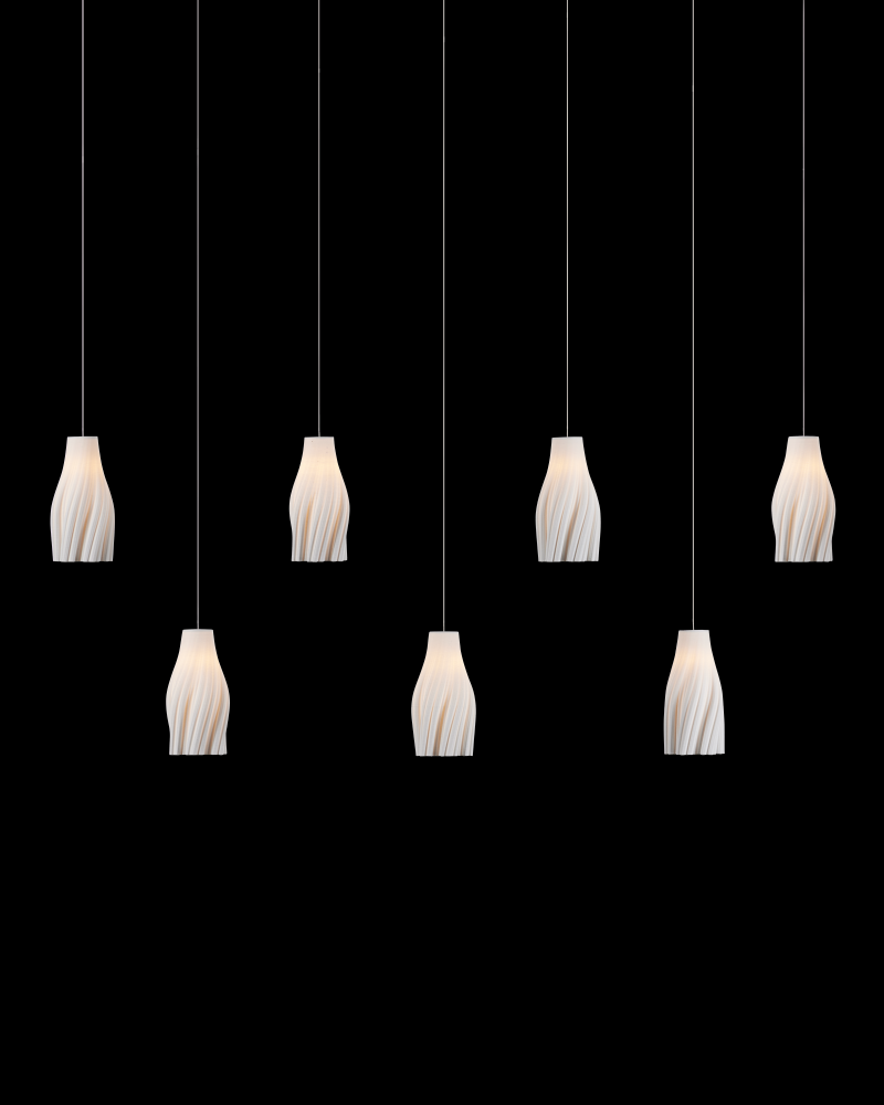 Posh 7-Light Linear Multi-Drop Pendant