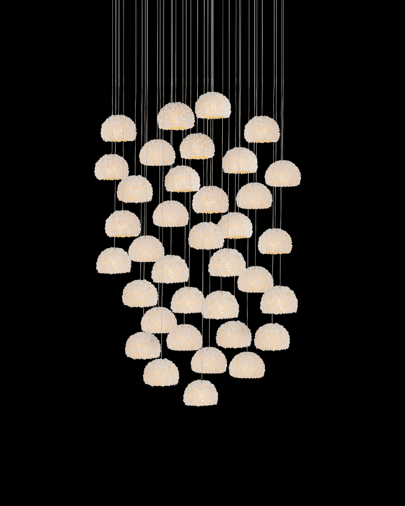 Virtu 36-Light Round Multi-Drop Pendant