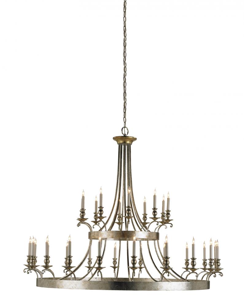 Lodestar Silver Chandelier