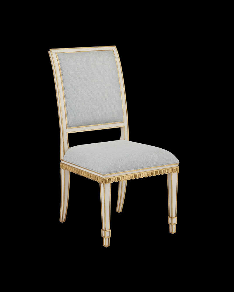 Ines Ivory Chair, Mixology Moonstone