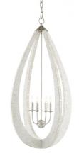 Currey 9000-0769 - Arietta White Teardrop Chandel